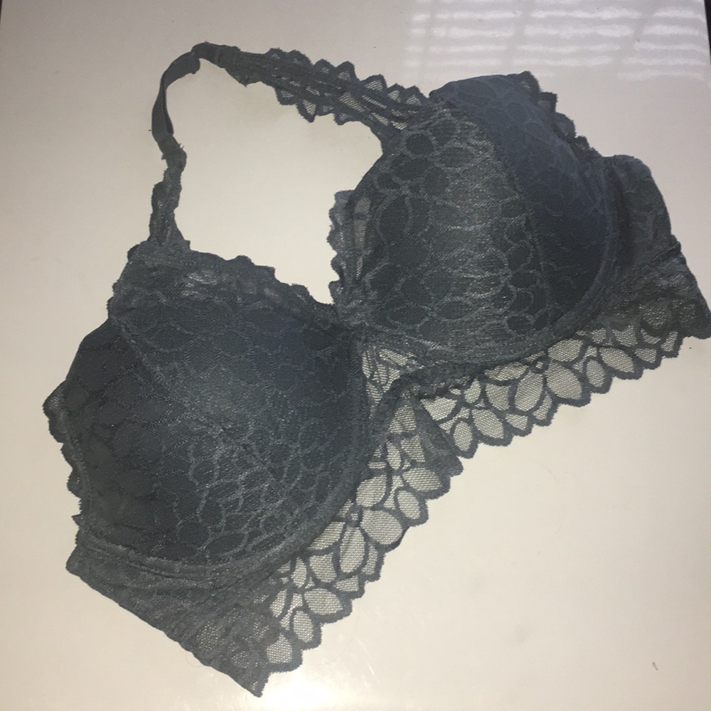 Gray bralette